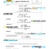 editable template, Hong Kong birth certificate Word and PDF template, completely editable