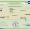 editable template, India marriage certificate Word and PDF template, fully editable