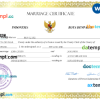 editable template, Indonesia marriage certificate Word and PDF template, completely editable