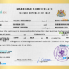 editable template, Iran marriage certificate PSD template, fully editable