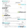 editable template, Italy birth certificate Word and PDF template, completely editable