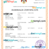 editable template, Jordan marriage certificate Word and PDF template, completely editable