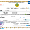 editable template, Kazakhstan marriage certificate Word and PDF template, fully editable