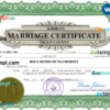 editable template, Kiribati marriage certificate Word and PDF template, fully editable