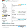 editable template, Laos birth certificate Word and PDF template, completely editable