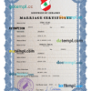 editable template, Lebanon marriage certificate PSD template, completely editable