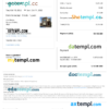 editable template, Libya Airbnb booking confirmation Word and PDF template