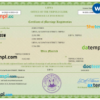editable template, Libya marriage certificate Word and PDF template, fully editable