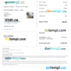 editable template, Lithuania Airbnb booking confirmation Word and PDF template