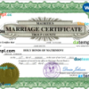 editable template, Mauritius marriage certificate Word and PDF template, fully editable
