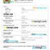 editable template, Morocco vital record birth certificate Word and PDF template, completely editable