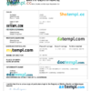 editable template, Nauru vital record birth certificate Word and PDF template, completely editable