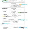 editable template, Netherlands vital record birth certificate Word and PDF template, completely editable