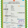 editable template, Norway birth certificate PSD template, completely editable
