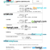editable template, Philippines vital record birth certificate Word and PDF template, completely editable