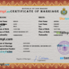 editable template, San Marino marriage certificate PSD template, fully editable