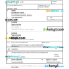 editable template, Greece birth certificate Word and PDF template, completely editable