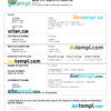 editable template, South Africa vital record birth certificate Word and PDF template, completely editable