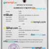editable template, Sudan marriage certificate PSD template, fully editable