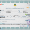 editable template, Tuvalu marriage certificate PSD template, fully editable