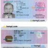 editable template, United Kingdom application registration card PSD template