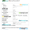 editable template, Zimbabwe vital record birth certificate Word and PDF template, completely editable