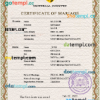 editable template, # flutter universal marriage certificate PSD template, completely editable