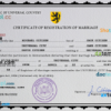 editable template, # spellbound universal marriage certificate PSD template, fully editable