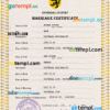 editable template, # underexpose universal marriage certificate PSD template, fully editable