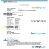 editable template, AUSTRALIA E-visa PSD template, completely editable, with fonts