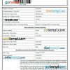 editable template, AZERBAIJAN Electronic Visa PSD template, completely editable, with fonts