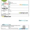 FREE editable template, Australia Western Australia birth certificate template in Word format, version 2