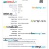 editable template, BAHRAIN eVisa PSD template, with fonts