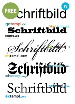 FREE editable template, Fonts more than 2000 for Photoshop, MS Word and Excel