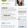 FREE editable template, Modern resume template in WORD format