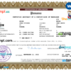 editable template, Panama marriage certificate Word and PDF template, completely editable