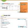FREE editable template, Philippines Manila Electric Company (Meralco) electricity utility bill template in Word format