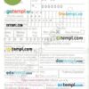 FREE editable template, Russia Belarus migration card (миграционная карта) template in PSD format, with all fonts