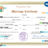 editable template, Rwanda marriage certificate Word and PDF template, completely editable