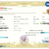 editable template, Senegal marriage certificate Word and PDF template, fully editable