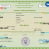 editable template, Slovakia marriage certificate Word and PDF template, completely editable