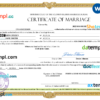 editable template, Solomon Islands marriage certificate Word and PDF template, completely editable