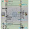 editable template, TANZANIA birth certificate PSD template, completely editable, version 2