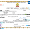 editable template, UAE marriage certificate Word and PDF template, fully editable