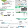 FREE editable template, USA Northwestern Rural Electric utility bill template, fully editable in Word and PDF format
