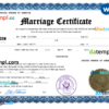 editable template, USA marriage certificate Word and PDF template, completely editable