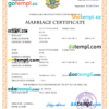 editable template, Ukraine marriage certificate Word and PDF template, completely editable