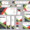 FREE editable template, # flex metric editable banner template set of 13 PSD