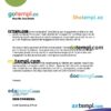 FREE editable template, letterhead template in Word and PDF format, fully editable