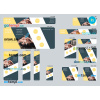FREE editable template, # positive load editable banner template set of 13 PSD